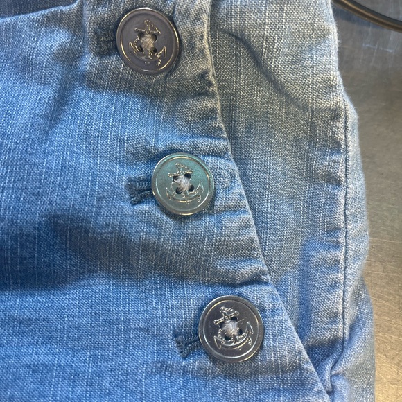 Tommy Hilfiger Women's Flex 5 in Classic Stretch Shorts Blue Denim Size 4 - Picture 6 of 9